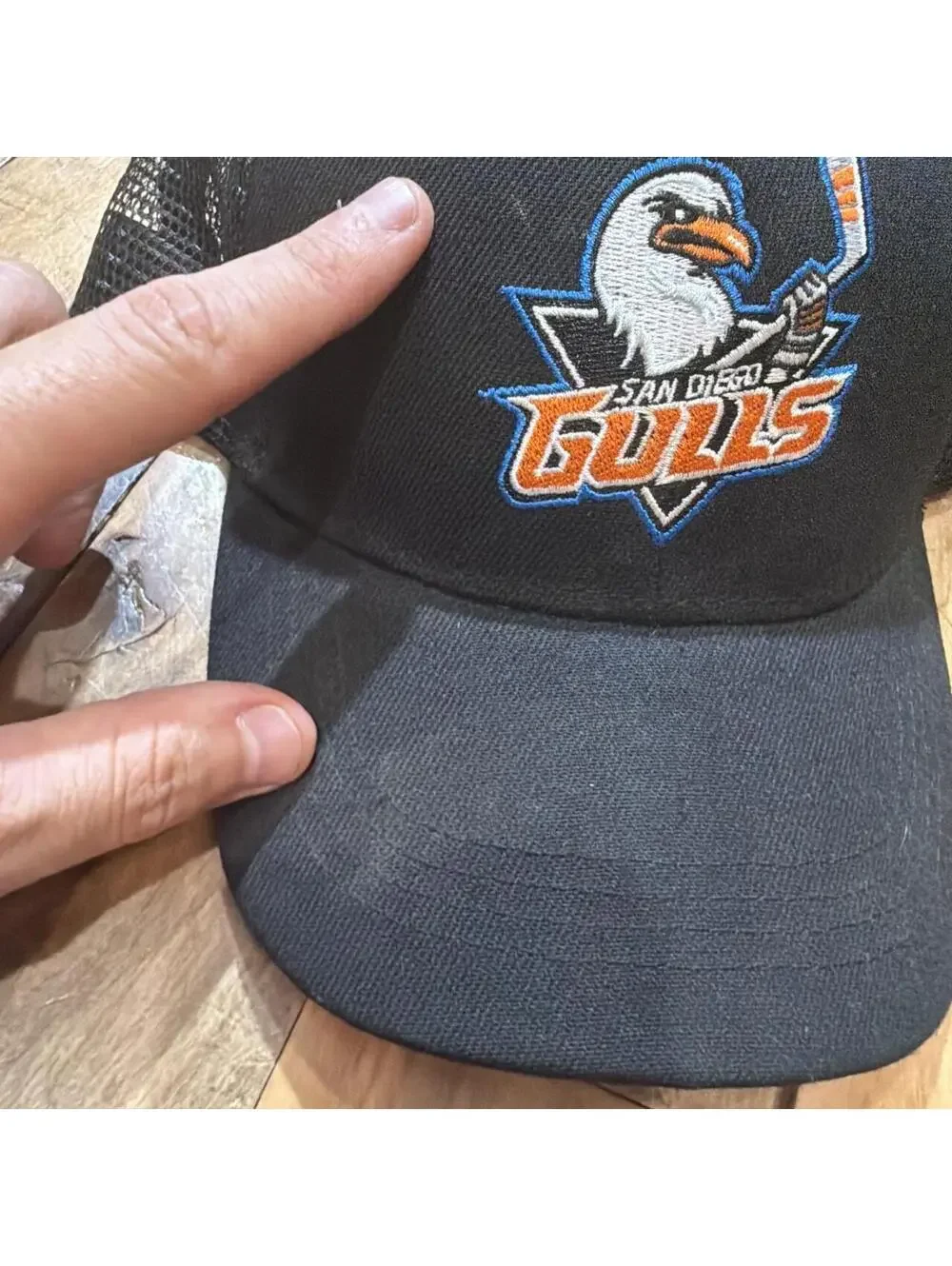 NHL Men's Black Hat